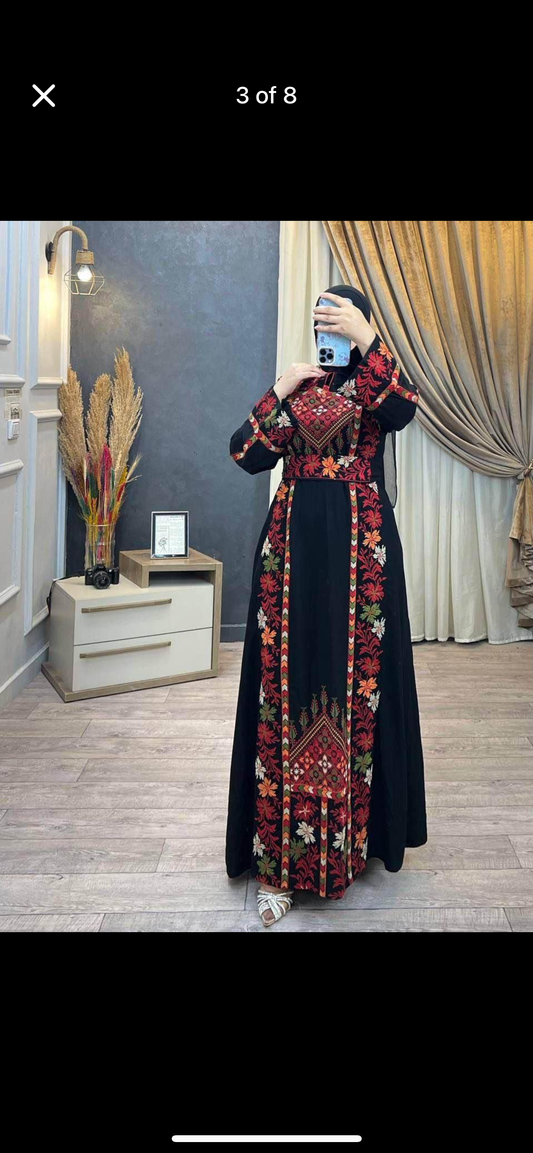 Hanan Multicolour Palestinian Thobe