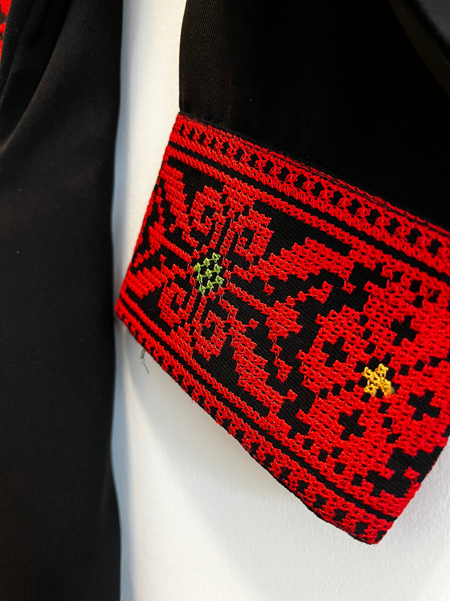 Kids Long Sleeve Full Embroidered Palestinian Thobe