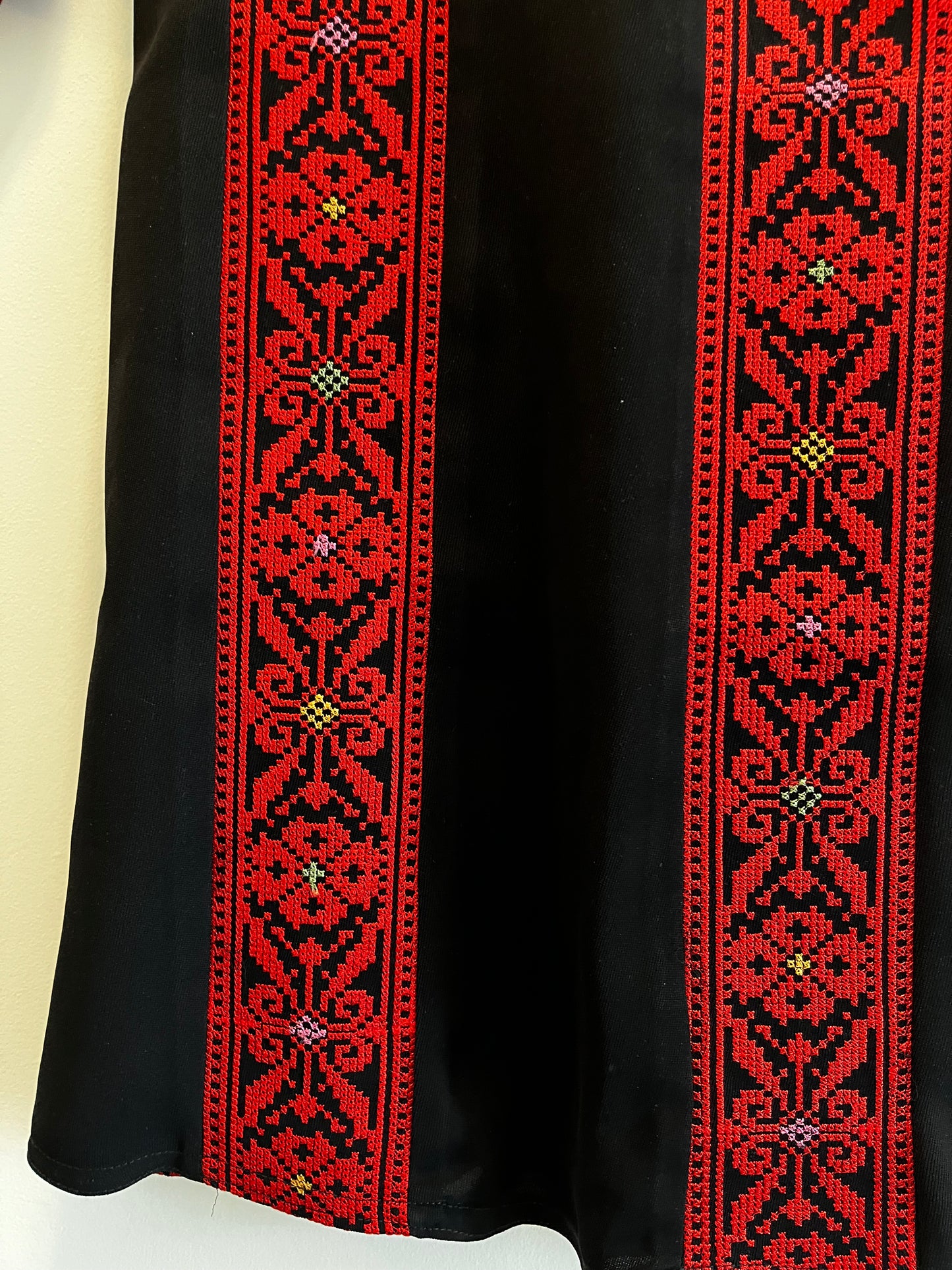 Kids Long Sleeve Full Embroidered Palestinian Thobe