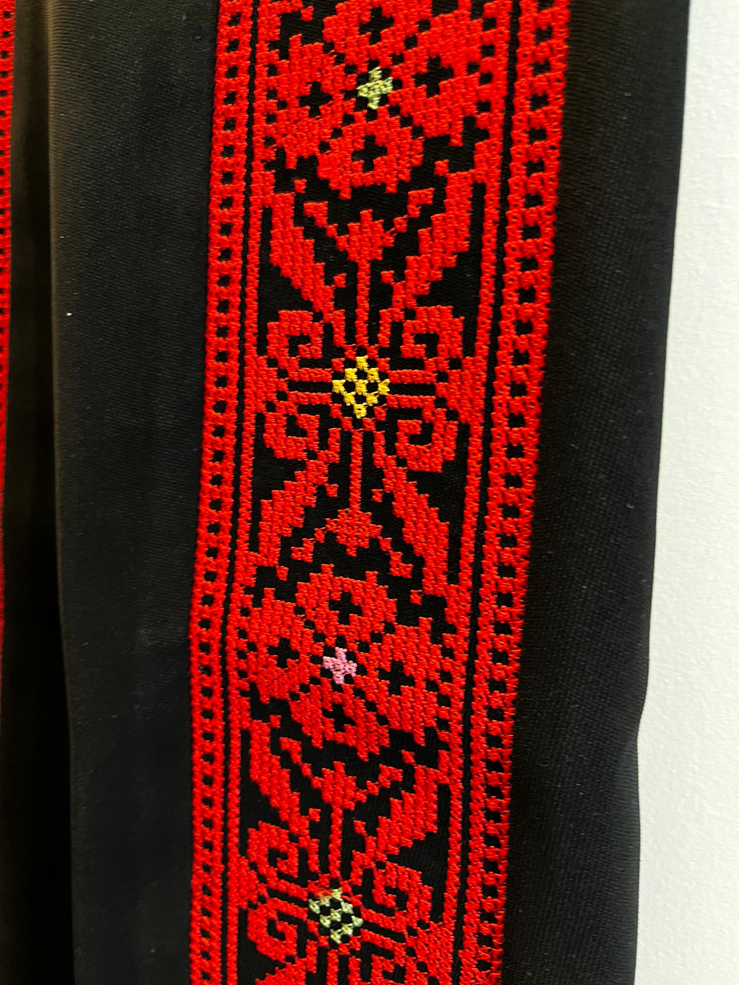 Kids Long Sleeve Full Embroidered Palestinian Thobe