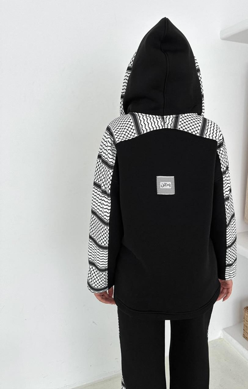 Watan Kuffiyah Hoodie Set