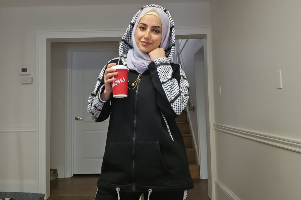Watan Kuffiyah Hoodie Set