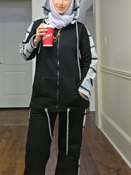 Watan Kuffiyah Hoodie Set